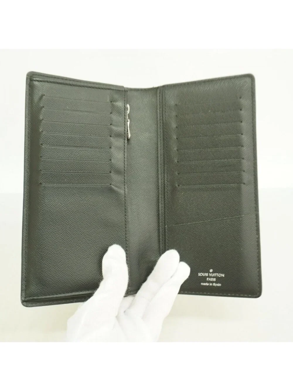 Louis Vuitton Wallet Damier Graphite Portefeuille Brazza NM Black
